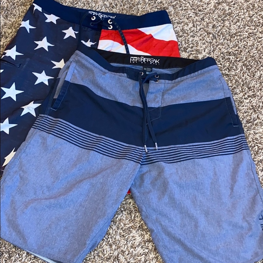 2 pairs of Men’s O’Neill Superfreak boardshorts